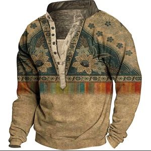 Mens Aztec pullover